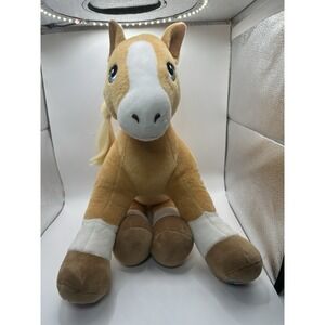 Build A Bear Horses & Hearts Club Palomino American Quarter Horse Plush 14"‎
